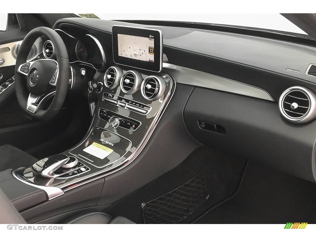 2018 Mercedes-Benz C 63 AMG Sedan Black Dashboard Photo #125315808