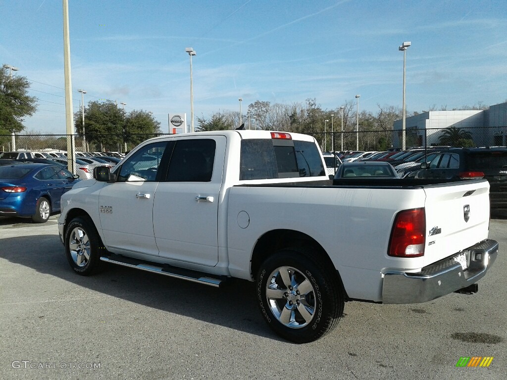 2018 1500 Big Horn Crew Cab - Bright White / Black/Diesel Gray photo #3