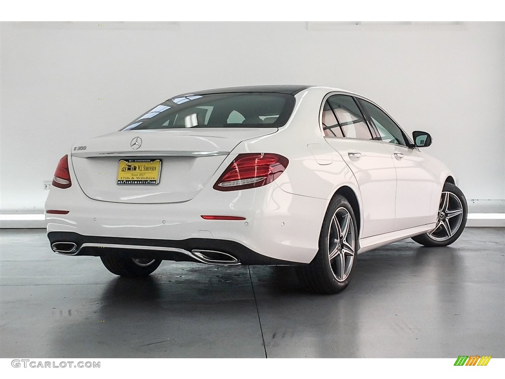 2018 E 300 Sedan - Polar White / Macchiato Beige/Black photo #15