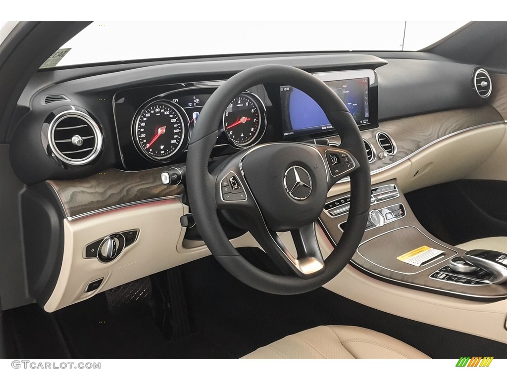 2018 E 300 Sedan - Polar White / Macchiato Beige/Black photo #22