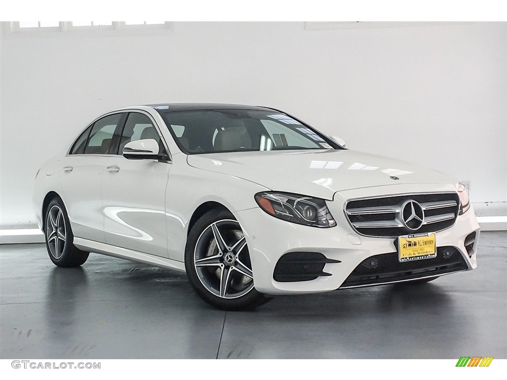 2018 E 300 Sedan - Polar White / Macchiato Beige/Black photo #30