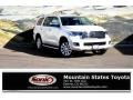 2018 Blizzard White Pearl Toyota Sequoia Platinum 4x4  photo #1