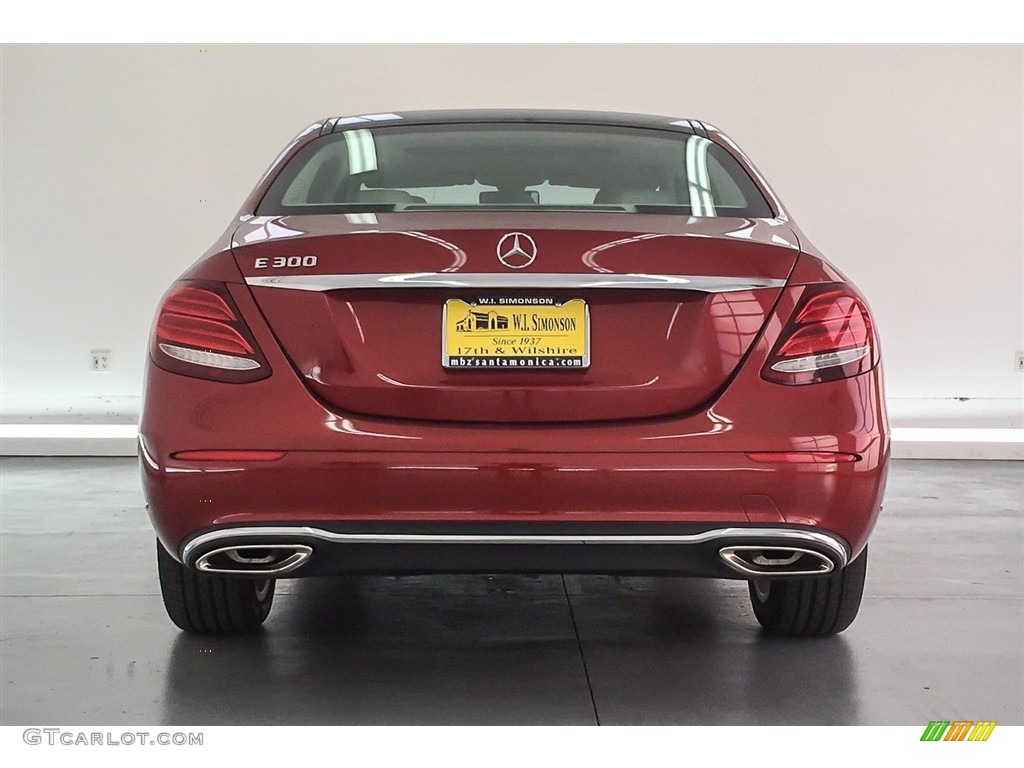 2017 E 300 Sedan - designo  Cardinal Red Metallic / Macchiato Beige/Espresso photo #3