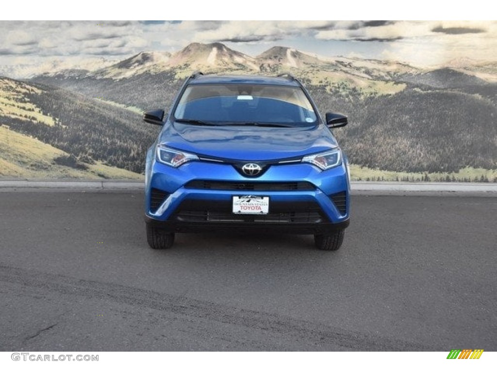 2018 RAV4 LE - Electric Storm Blue / Black photo #2