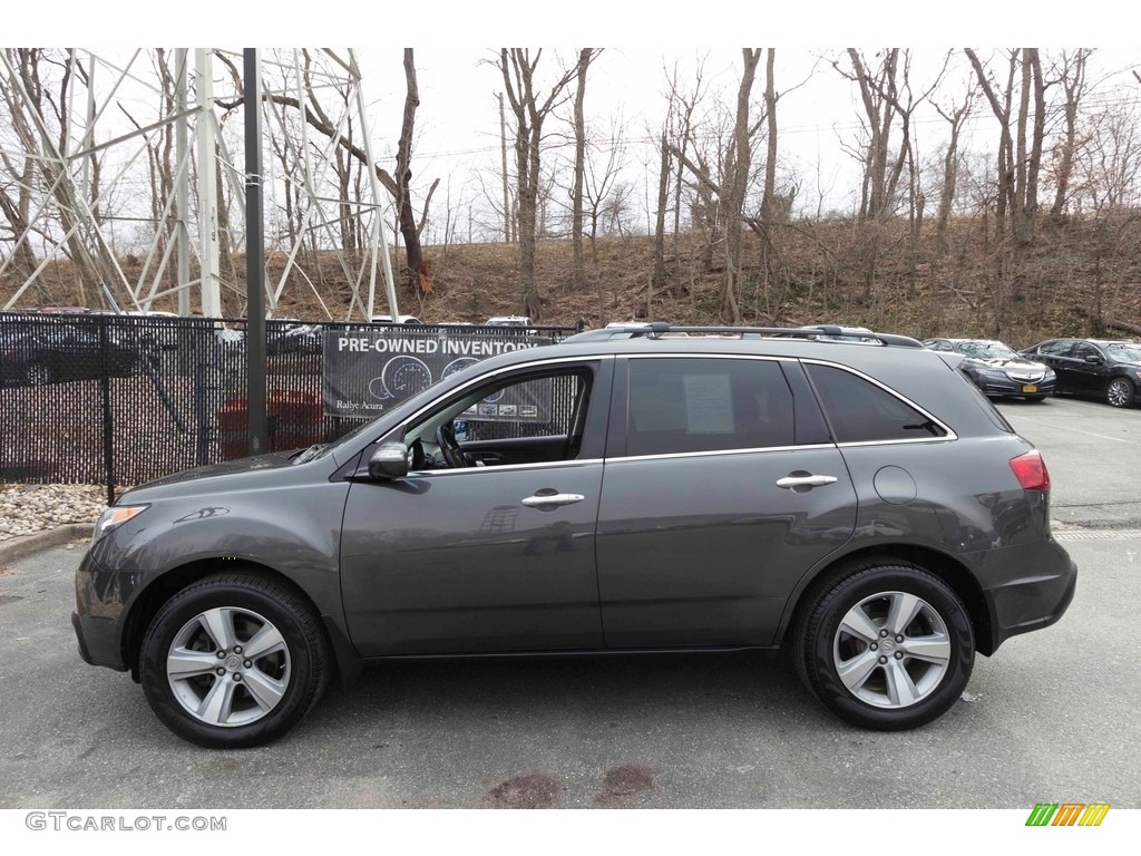 2012 MDX SH-AWD - Polished Metal Metallic / Ebony photo #3