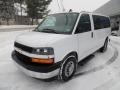 Summit White - Express 3500 Passenger LT Photo No. 2