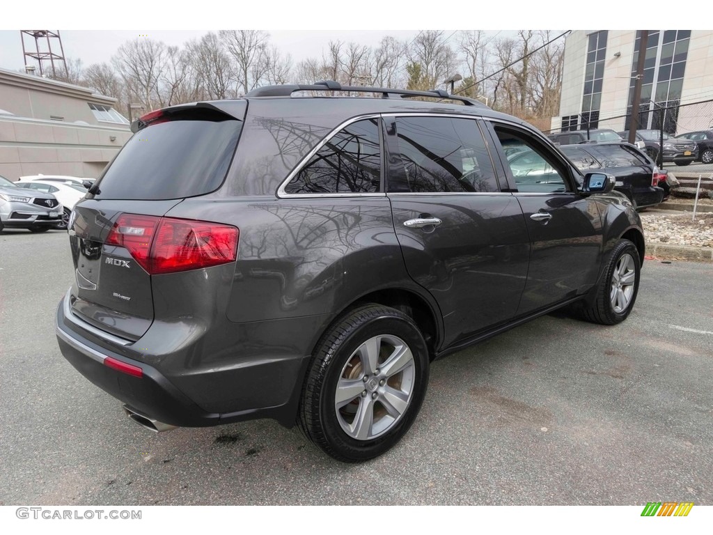 2012 MDX SH-AWD - Polished Metal Metallic / Ebony photo #7