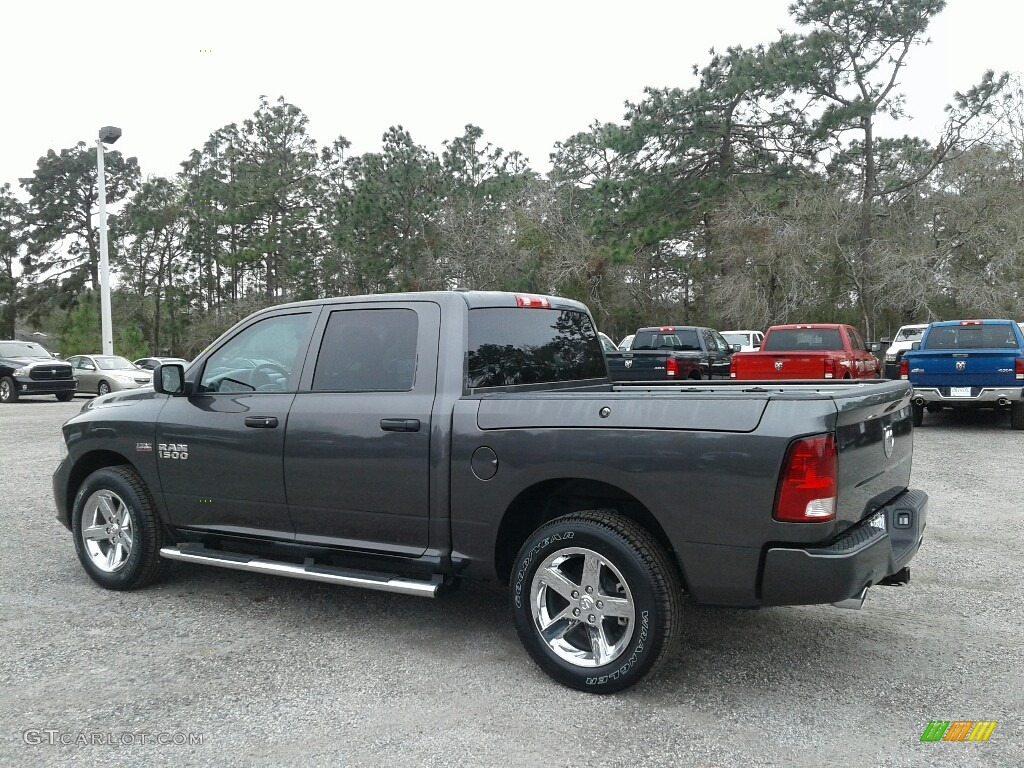 2018 1500 Express Crew Cab - Granite Crystal Metallic / Black/Diesel Gray photo #3