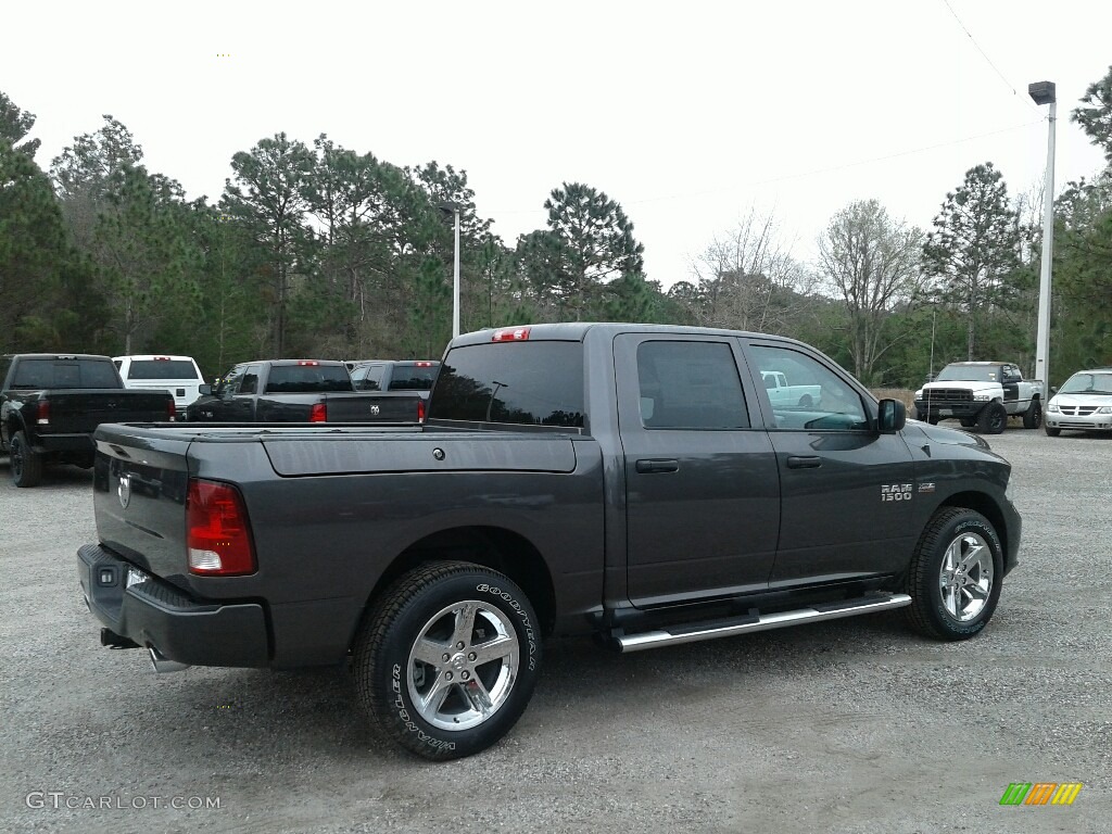 2018 1500 Express Crew Cab - Granite Crystal Metallic / Black/Diesel Gray photo #5