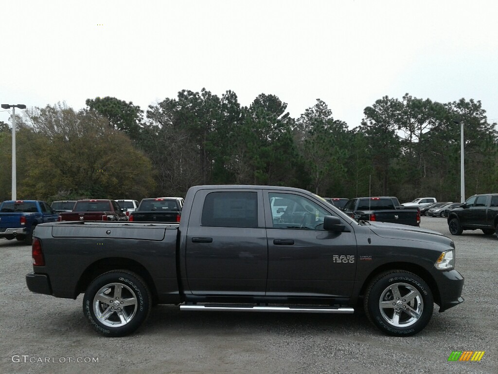 2018 1500 Express Crew Cab - Granite Crystal Metallic / Black/Diesel Gray photo #6