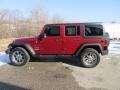 2012 Deep Cherry Red Crystal Pearl Jeep Wrangler Unlimited Sport 4x4  photo #3