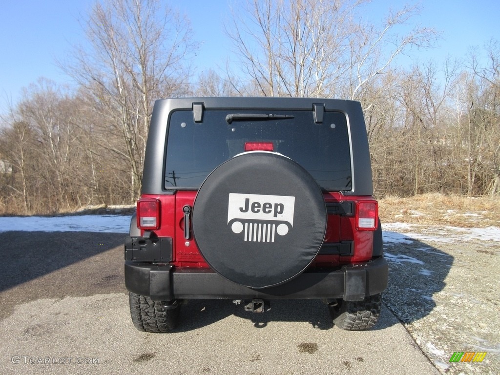 2012 Wrangler Unlimited Sport 4x4 - Deep Cherry Red Crystal Pearl / Black photo #6