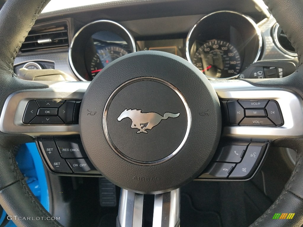 2017 Mustang GT Premium Coupe - Grabber Blue / Ebony photo #12