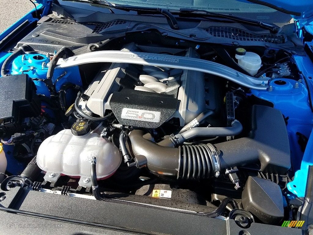 2017 Mustang GT Premium Coupe - Grabber Blue / Ebony photo #16