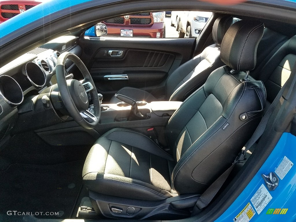 2017 Mustang GT Premium Coupe - Grabber Blue / Ebony photo #20