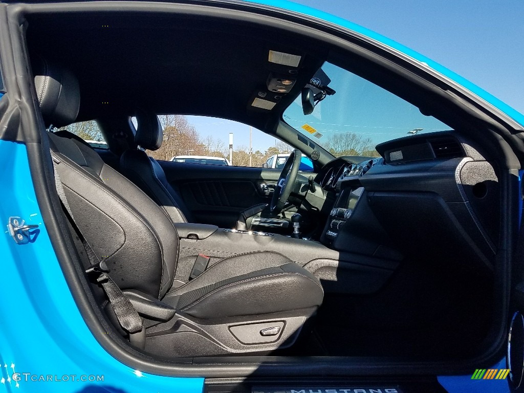 2017 Mustang GT Premium Coupe - Grabber Blue / Ebony photo #25