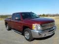 2013 Victory Red Chevrolet Silverado 1500 LS Extended Cab  photo #4