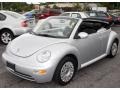 2004 Reflex Silver Metallic Volkswagen New Beetle GL Convertible  photo #1