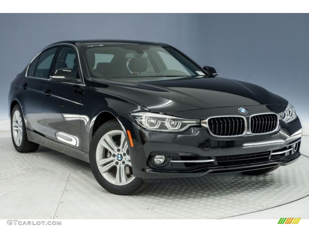 2018 3 Series 330i Sedan - Black Sapphire Metallic / Black photo #11
