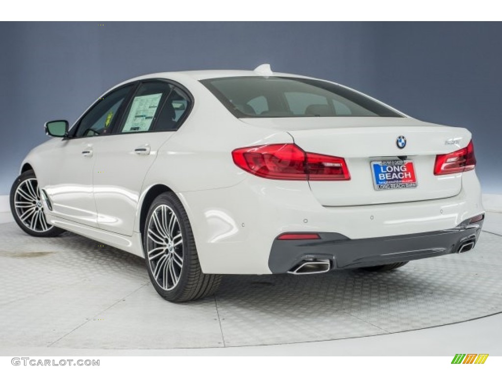 2018 5 Series 530i Sedan - Alpine White / Black photo #4