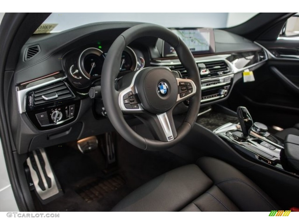 2018 5 Series 530i Sedan - Alpine White / Black photo #6