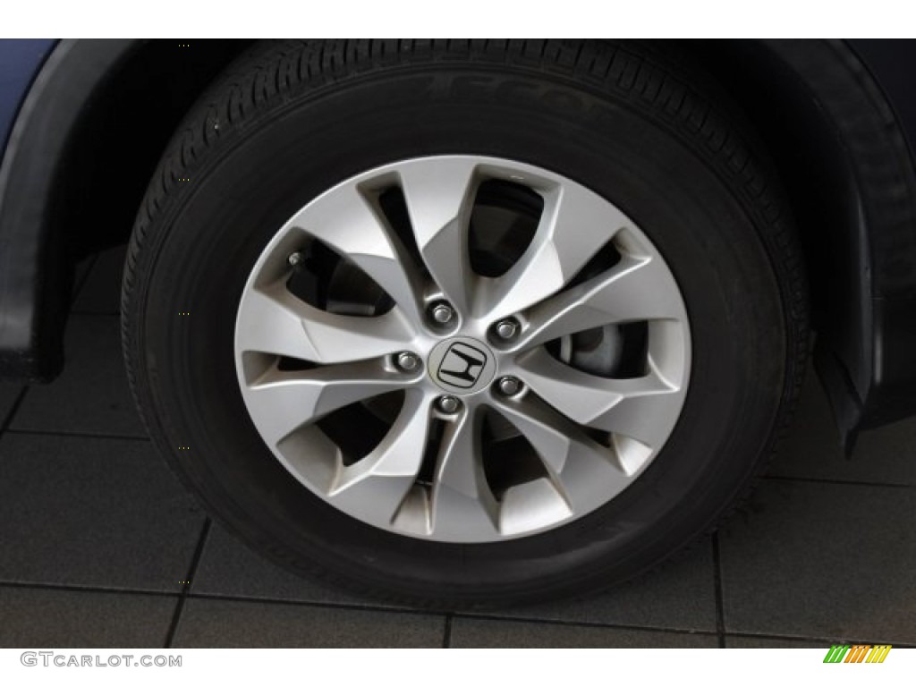 2013 CR-V EX - Twilight Blue Metallic / Beige photo #10