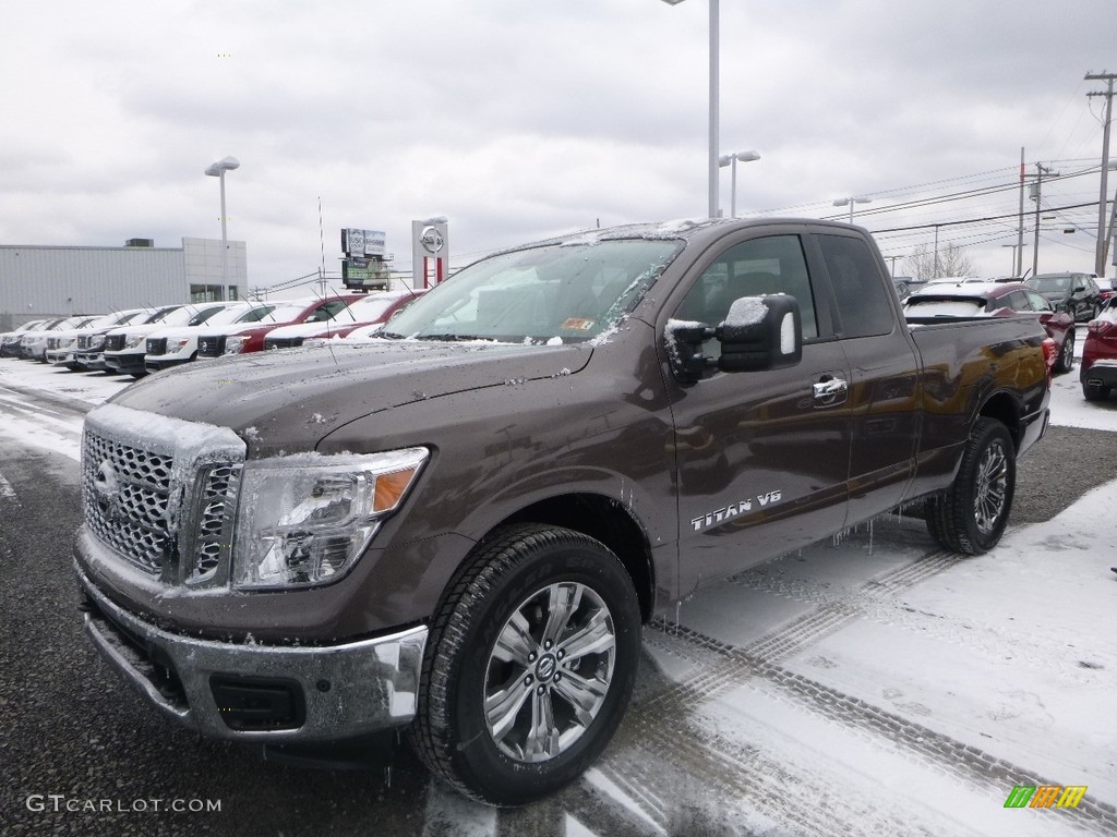 2018 Titan SV King Cab 4x4 - Java Metallic / Beige photo #7