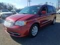 2016 Deep Cherry Red Crystal Pearl Chrysler Town & Country Touring  photo #3
