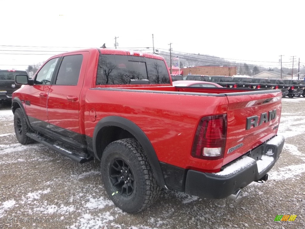 2018 1500 Rebel Crew Cab 4x4 - Flame Red / Black photo #3
