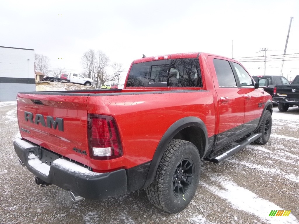 2018 1500 Rebel Crew Cab 4x4 - Flame Red / Black photo #5