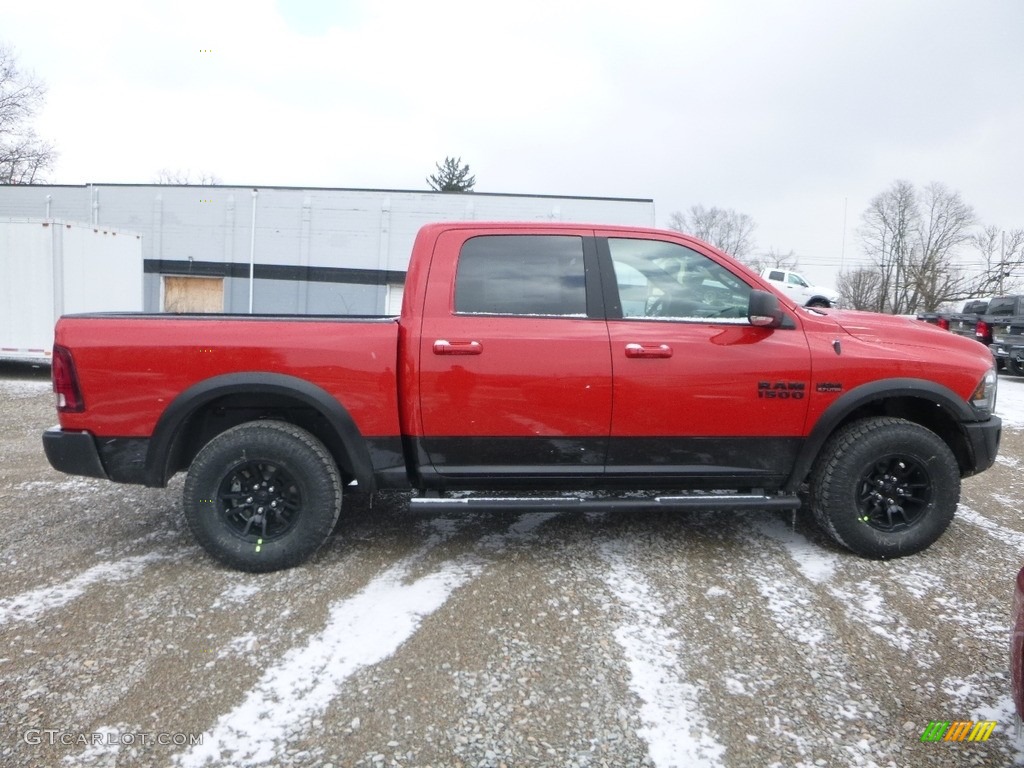 2018 1500 Rebel Crew Cab 4x4 - Flame Red / Black photo #6