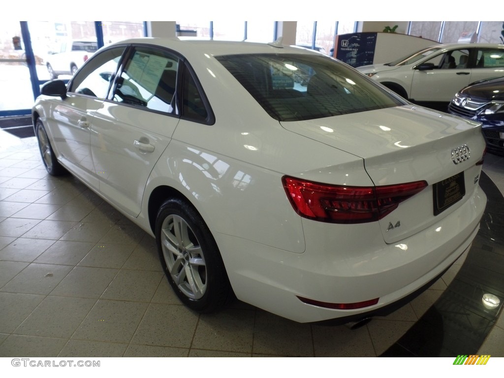 2017 A4 2.0T Premium quattro - Glacier White Metallic / Black photo #2