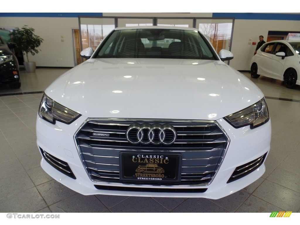 2017 A4 2.0T Premium quattro - Glacier White Metallic / Black photo #11