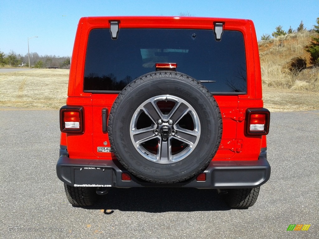 2018 Wrangler Unlimited Sahara 4x4 - Firecracker Red / Black photo #7