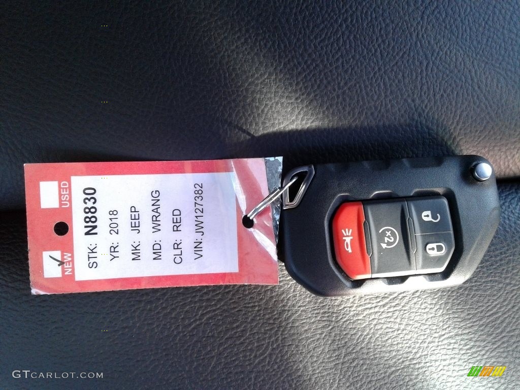 2018 Wrangler Unlimited Sahara 4x4 - Firecracker Red / Black photo #33