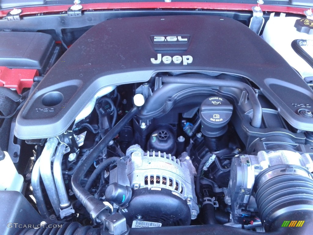 2018 Wrangler Unlimited Sahara 4x4 - Firecracker Red / Black photo #34