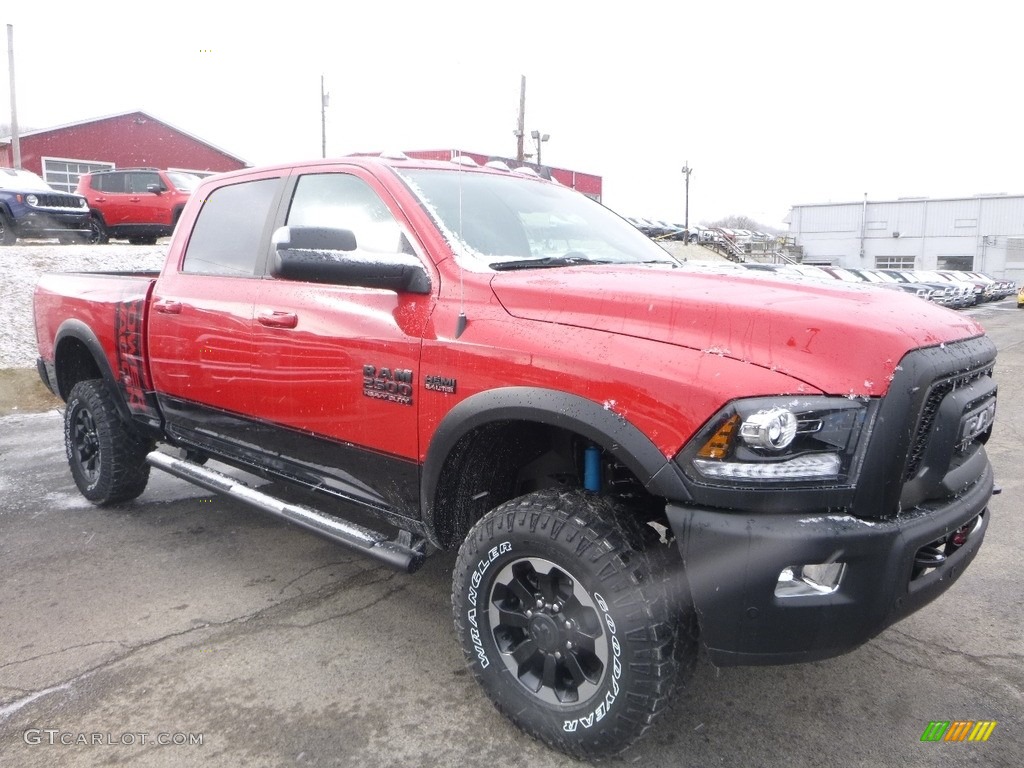 Flame Red 2018 Ram 2500 Power Wagon Crew Cab 4x4 Exterior Photo #125337401