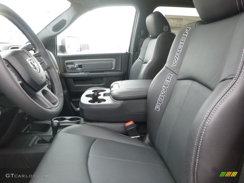 Black/Diesel Gray Interior 2018 Ram 2500 Power Wagon Crew Cab 4x4 Photo #125337548