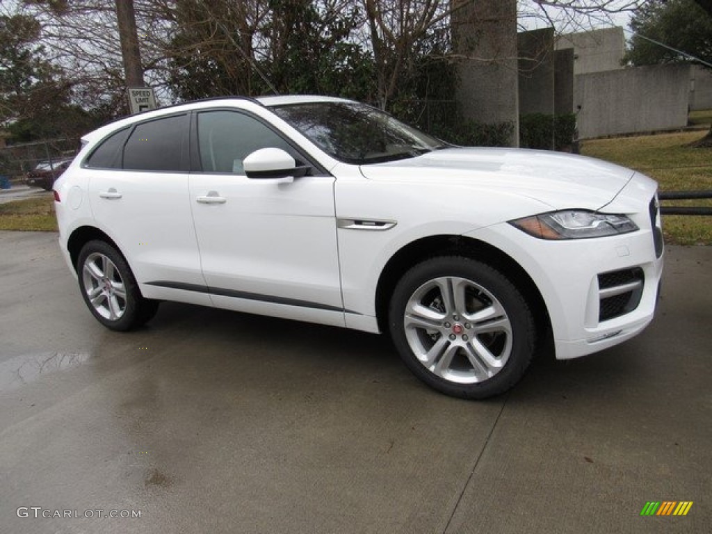 2018 F-PACE 25t AWD R-Sport - Fuji White / Oyster w/Lime Contrast photo #1