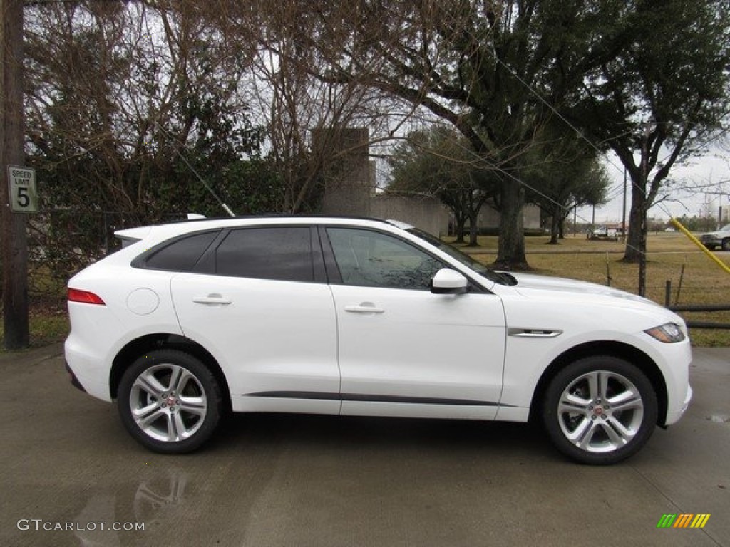 Fuji White 2018 Jaguar F-PACE 25t AWD R-Sport Exterior Photo #125337665