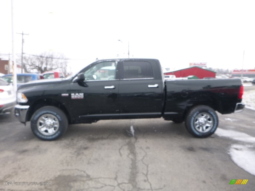 2018 2500 SLT Crew Cab 4x4 - Black Forest Green Pearl / Brown/Light Frost Beige photo #2