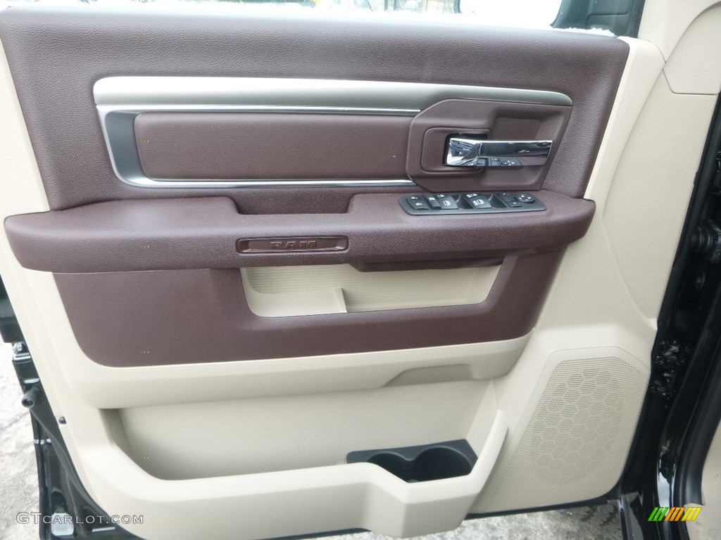 2018 2500 SLT Crew Cab 4x4 - Black Forest Green Pearl / Brown/Light Frost Beige photo #13