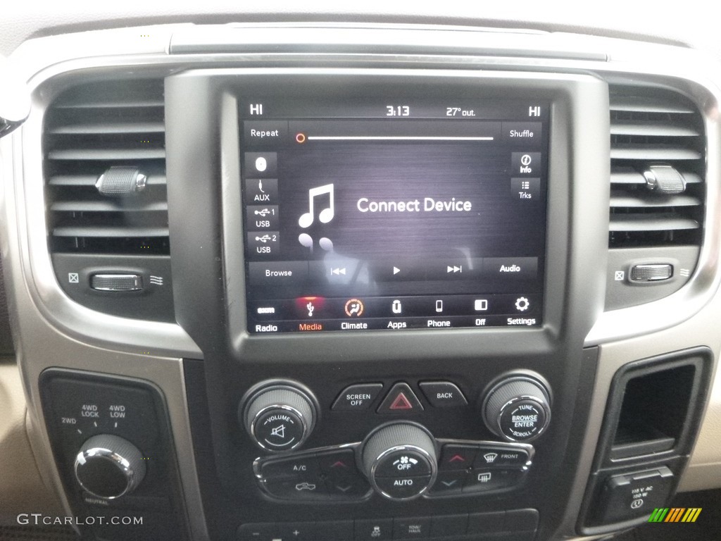 2018 2500 SLT Crew Cab 4x4 - Black Forest Green Pearl / Brown/Light Frost Beige photo #17