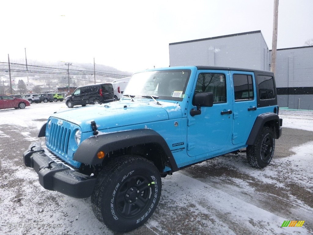 Chief Blue Jeep Wrangler Unlimited