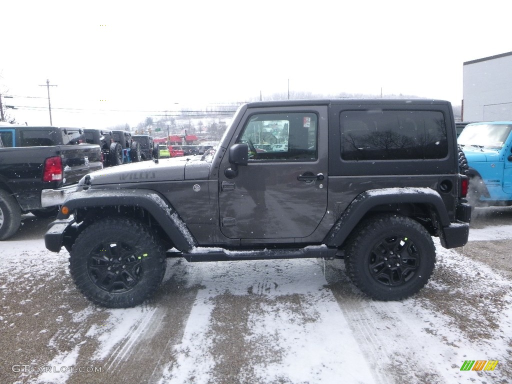 Granite Crystal Metallic 2018 Jeep Wrangler Willys Wheeler Edition 4x4 Exterior Photo #125339858