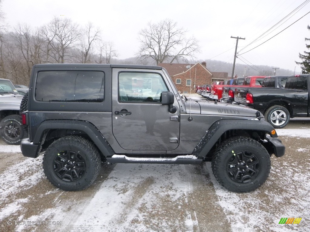 Granite Crystal Metallic 2018 Jeep Wrangler Willys Wheeler Edition 4x4 Exterior Photo #125339975