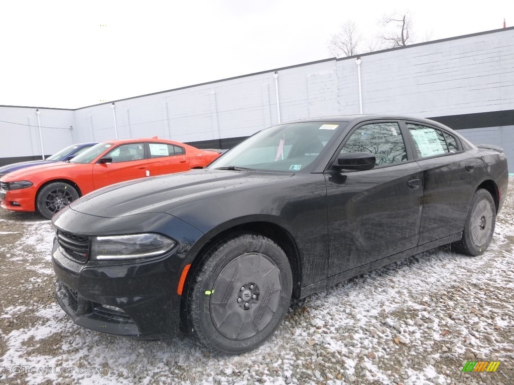 2018 Charger GT AWD - Pitch Black / Black photo #1