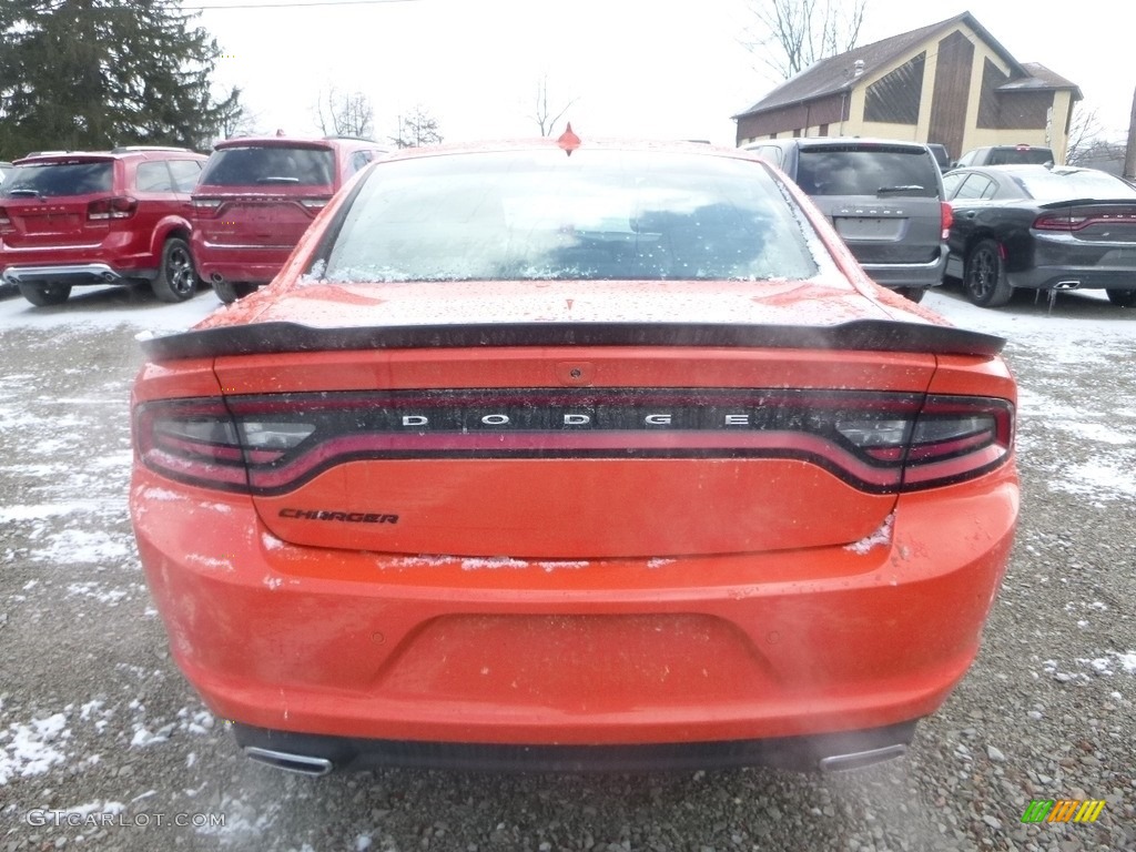 2018 Charger GT AWD - Go Mango / Black photo #5