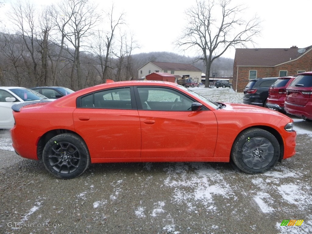 2018 Charger GT AWD - Go Mango / Black photo #7