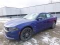 2018 IndiGo Blue Dodge Charger GT AWD  photo #1